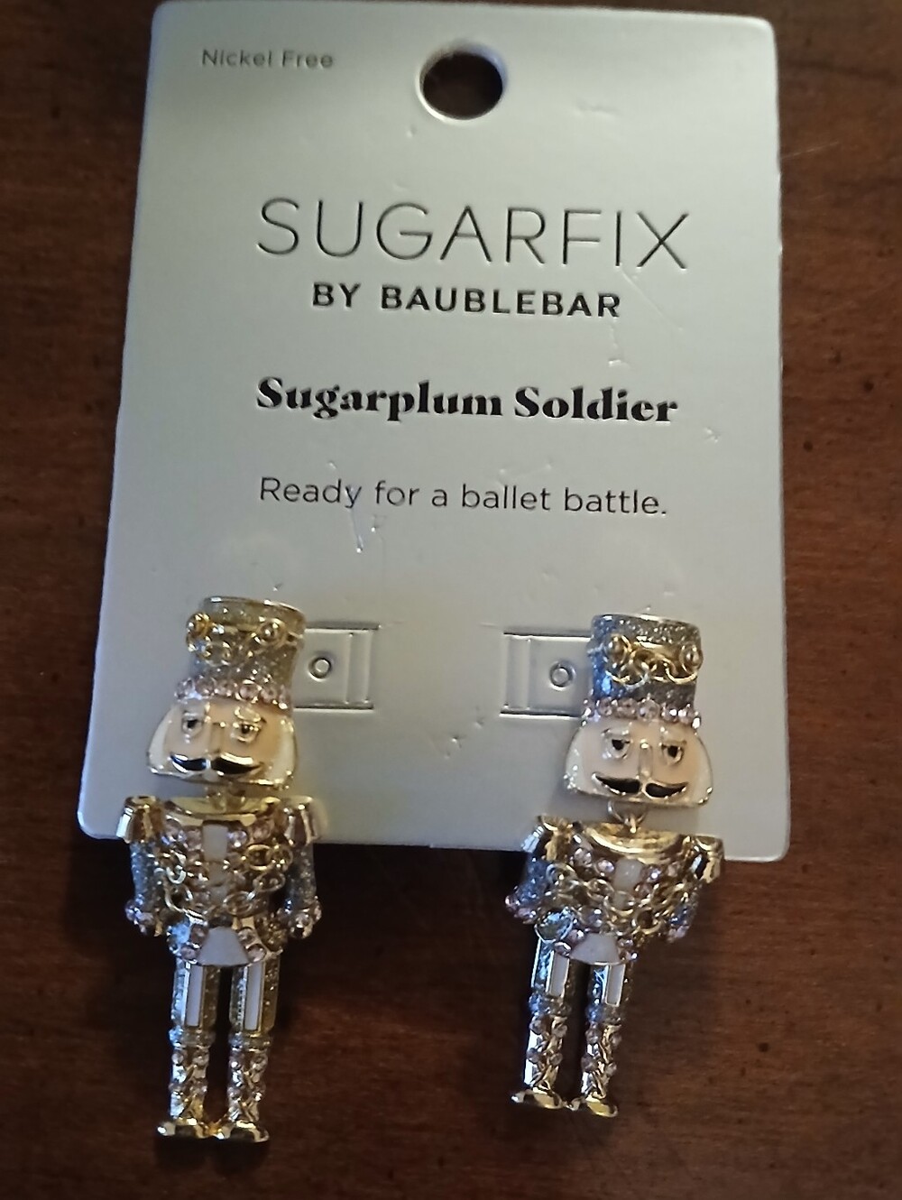 Nutcracker Moveable Earrings